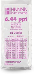 Solución Calibración Tds 6,44 G/L (25 Bolsas De 20 Ml)