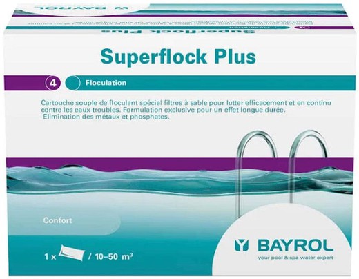 Clarificante Superflock Plus Bayrol Floculante Saquitos