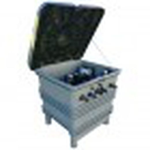 Locales técnicos o casetas para filtración de Piscina