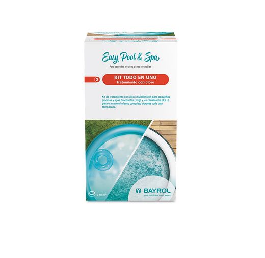 Producto químico para piscinas desmontables