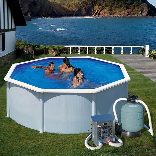 Bomba De Calor Mini Para Piscinas Elevadas