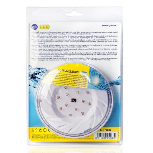 Conjunto 2 Proyectores Led Para Piscinas Elevada