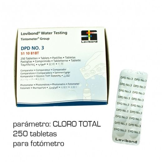 Dpd Nº3 Fotometro Lovibonds (250U)
