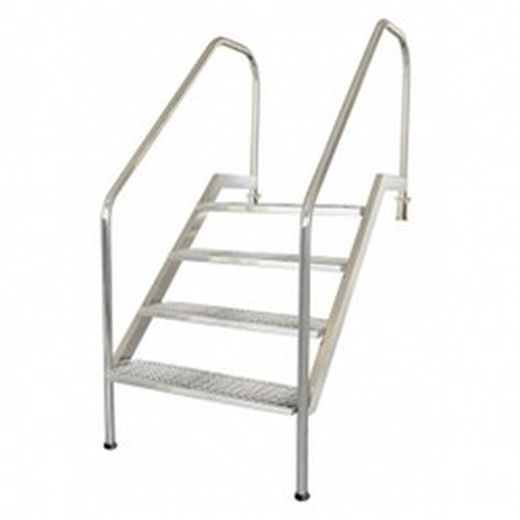 Escalera De Acceso Fácil Ancho 500 Mm 5 Peldaños