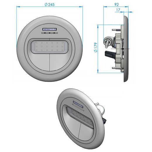 Lumiplus Design Foco Proyector Led Piscina Astralpool
