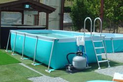 Piscina elevada Nerea-1 + Depurador + Skimmer + escalera