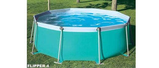 Piscina Flipper-3 + Depurador + Skimmer + escalera