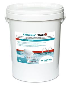 Chlorilong Power5 Bayrol Tabletas Multifunción De 250G